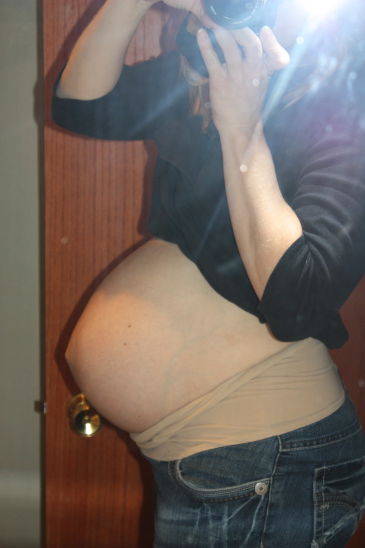 27 неделя беременности фото живота с мальчиком