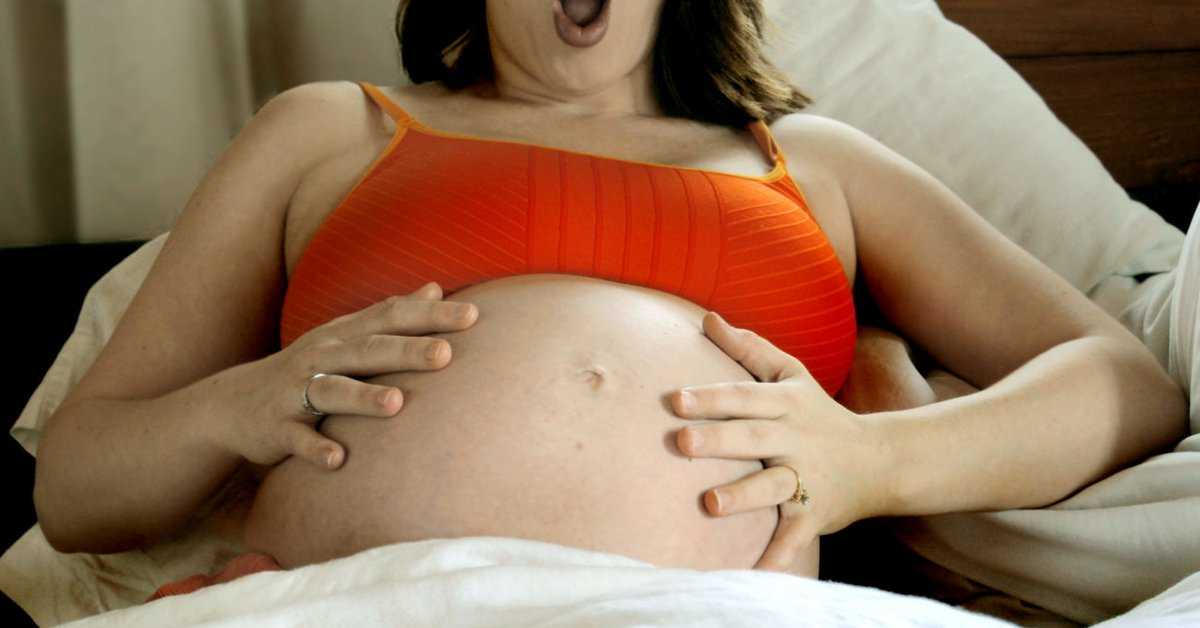 Схватки без раскрытия. Роды Scene беременных женщин.