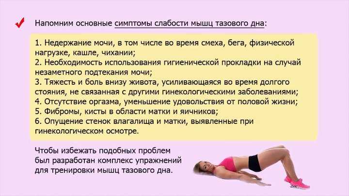 Упражнение кегеля для женщин как выполнять с фото при недержании