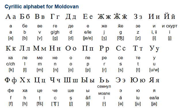 Язык молдаван