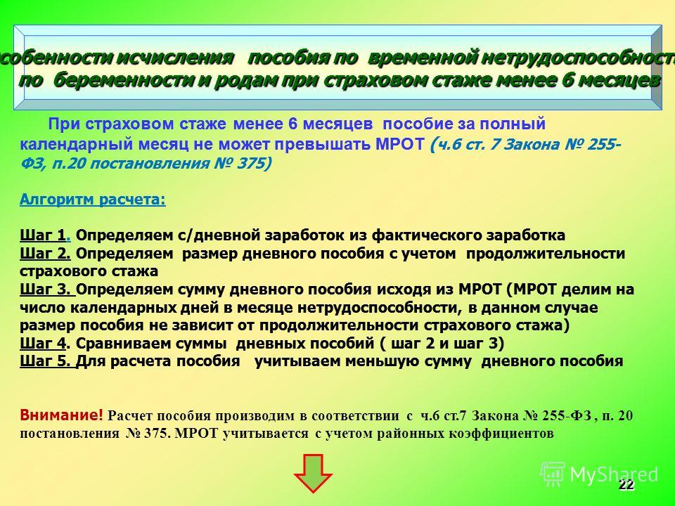 Страховой стаж по временной нетрудоспособности