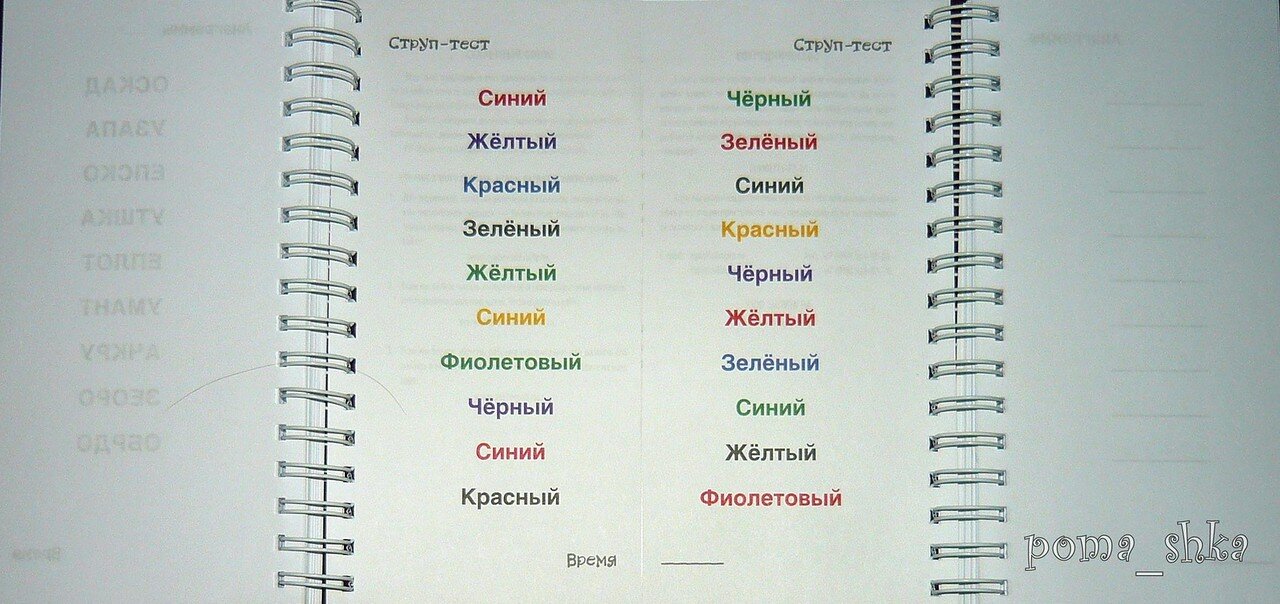 Зеленый зачет ответы. Струп тест Шамиль Ахмадуллин. Зеленый или синий тест.