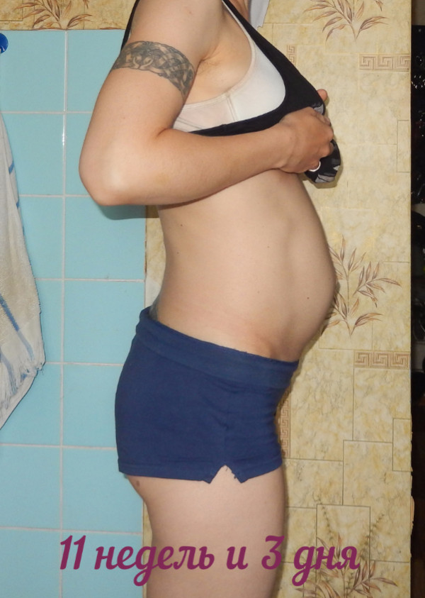 Живот на 10 11 неделе беременности фото первая беременность