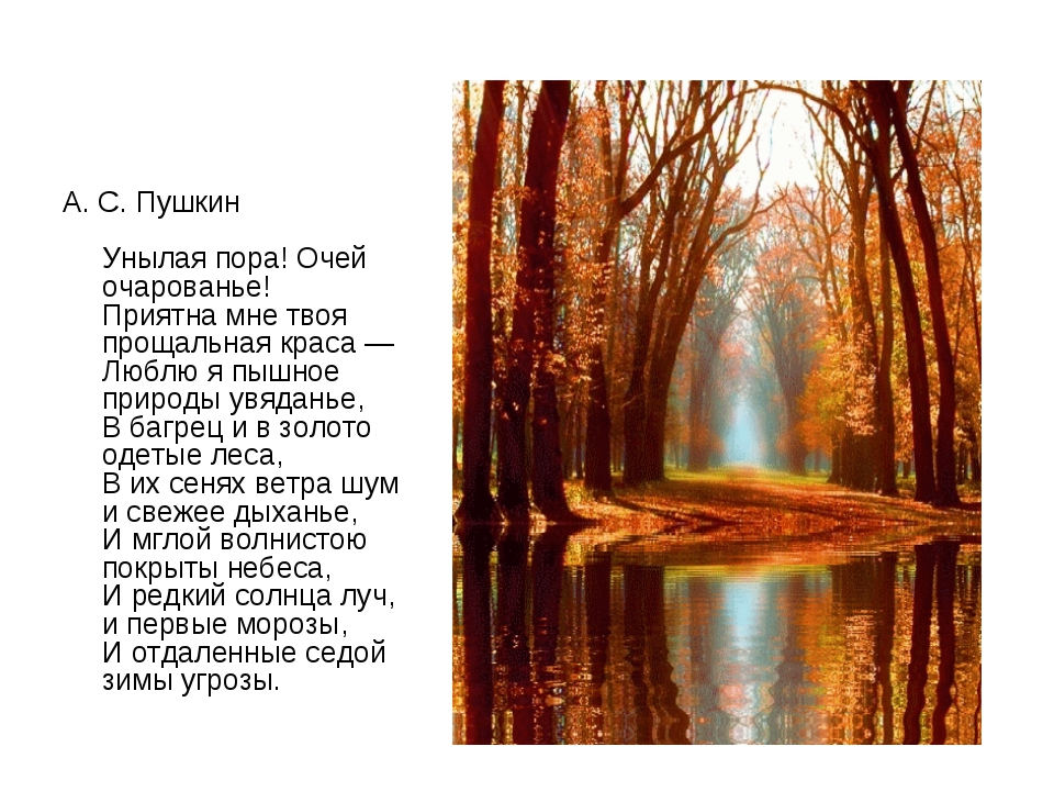 Природы увяданье пушкин. Стихотворение унылая пора. Пушкин унылая пора. Пушкин осень унылая. Пушкин унылая пора очей очарованье.