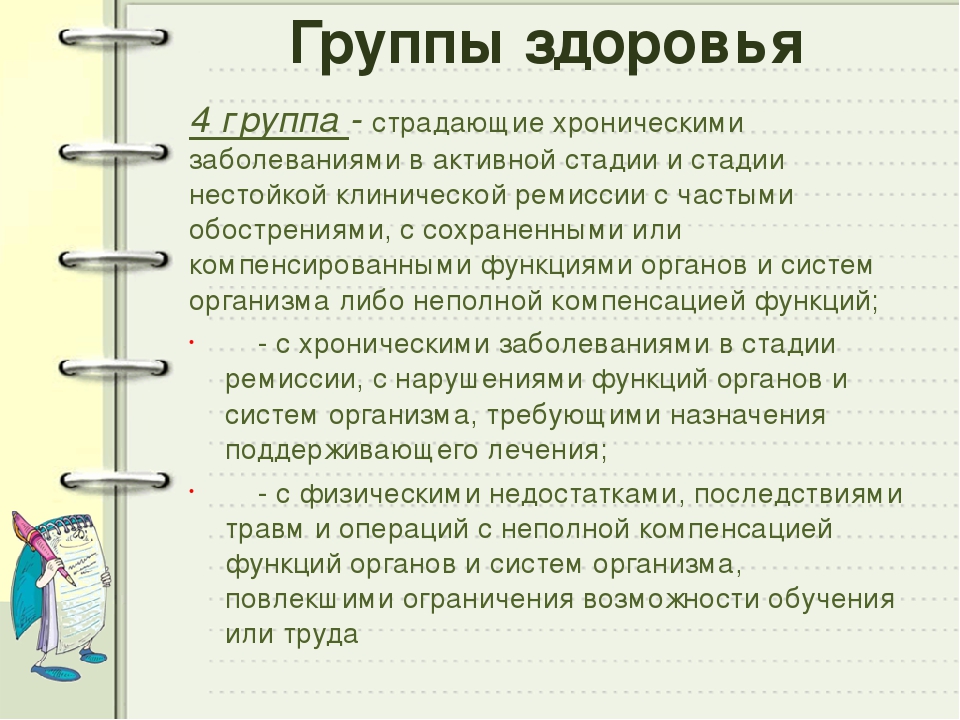 Медицинская группа б. Группа здоровья спец а. Спец группа здоровья по физкультуре. 4 Специальная группа здоровья. Группы здоровья в школе на физкультуре.