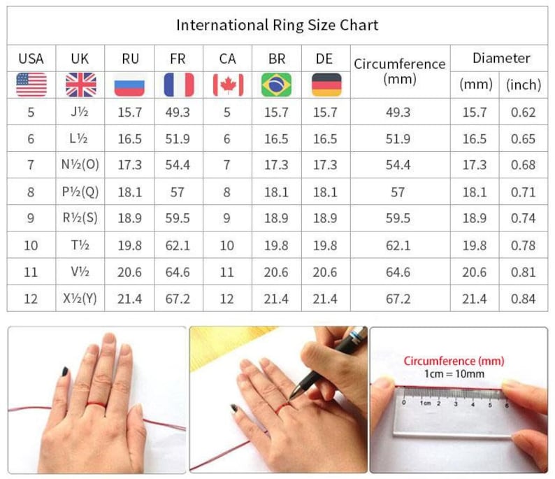 Как определить размер кольца на палец у девушки