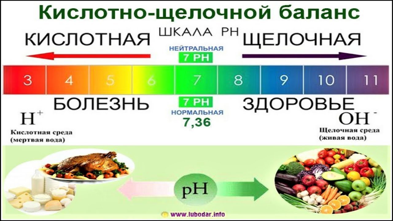 Щелочная кислота. Шкала кислотно щелочного баланса. Щелочное питание. Закисляющие продукты. Продукты ощелачивающие организм.