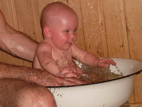 Дети в бане фото моются в