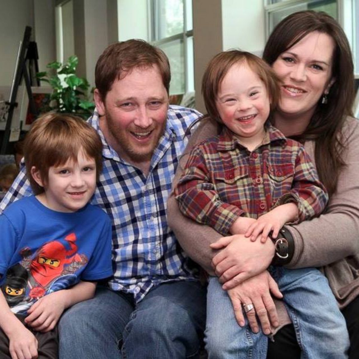 Семьи с детьми с синдромом Дауна