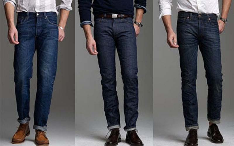 Какой длины должны быть джинсы мужские прямые