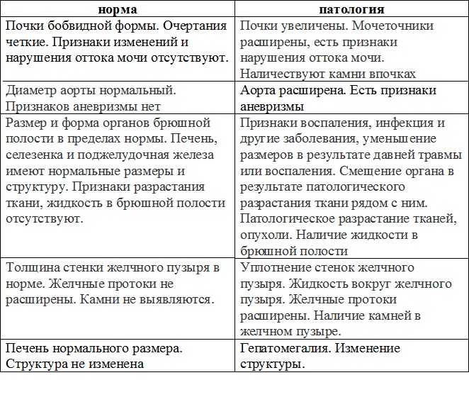 Норма узи селезенки – расшифровка результатов, норма у взрослых и детей